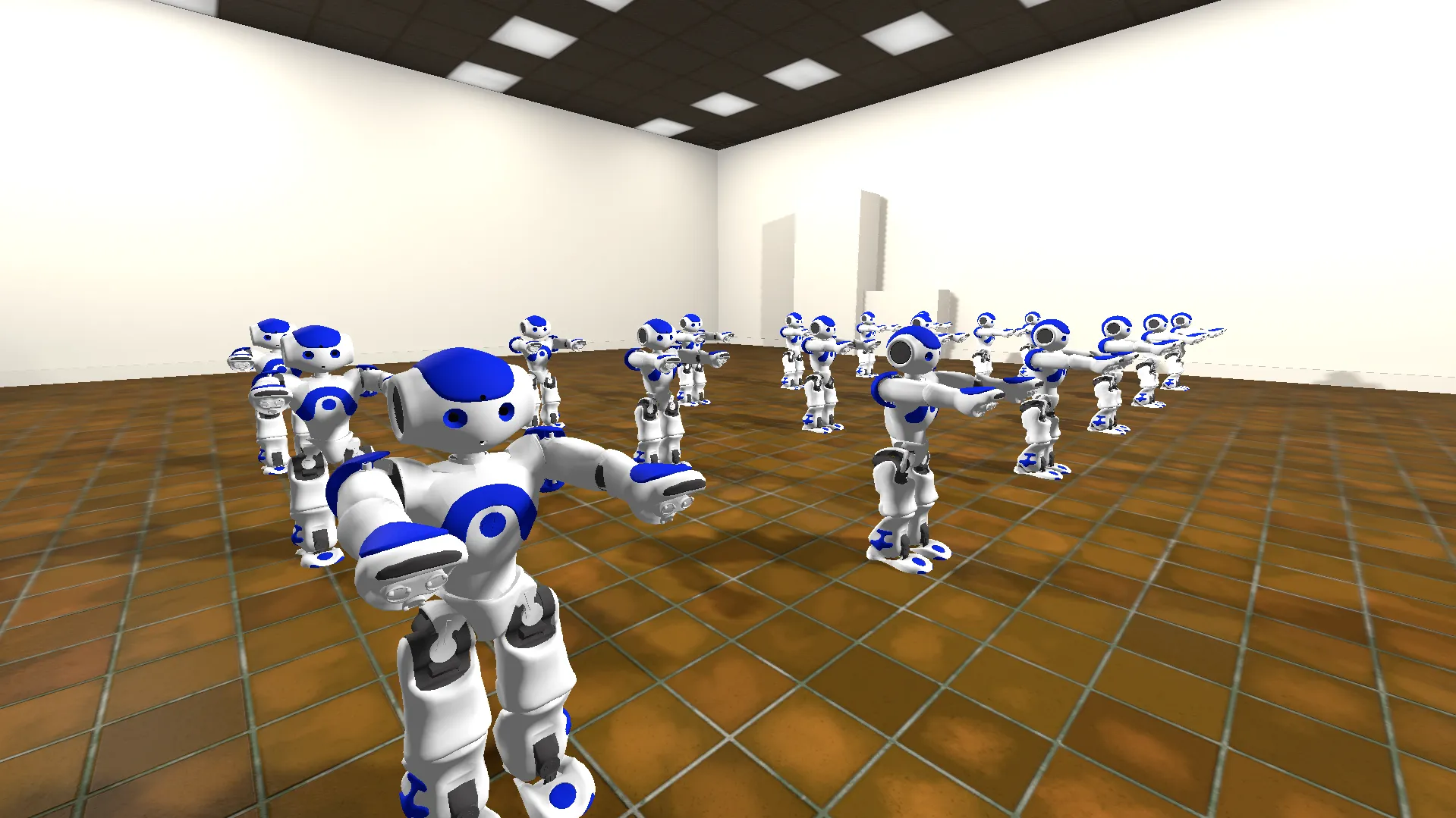 Screenshot of Gazebo interface.